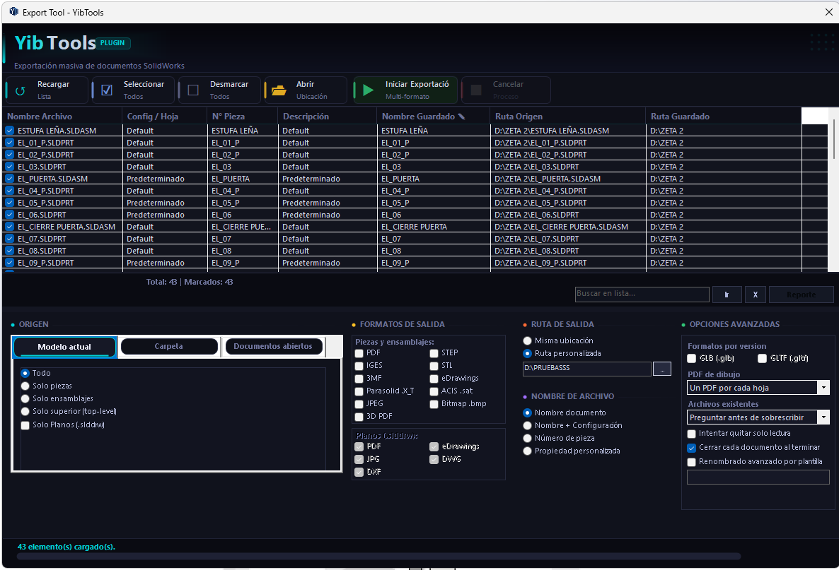 Export Tool