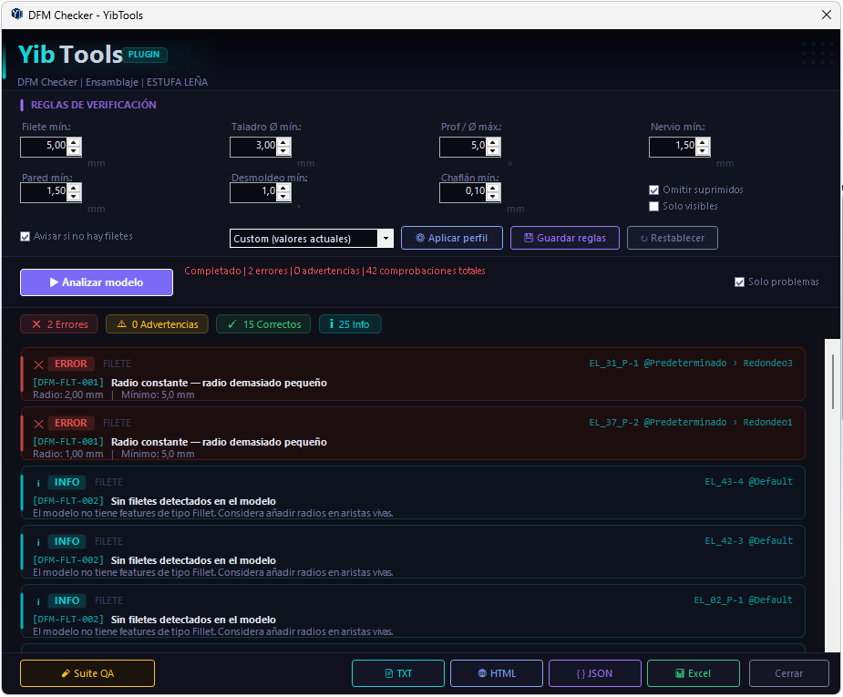 DFM Checker